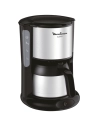 Subito - 8 tasses-800 W- Verseuse isotherme-Arrêt automatique - Anti-gouttes - Noir inox - MOULINEX