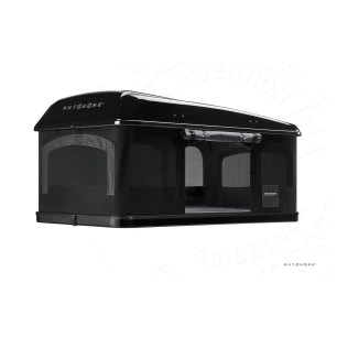 tente de toit maggiolina grand tour 360° small x-long coloris carbone coque blackstorm - autohome