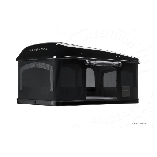 tente de toit maggiolina grand tour 360° medium x-long coloris carbone coque blackstorm - autohome