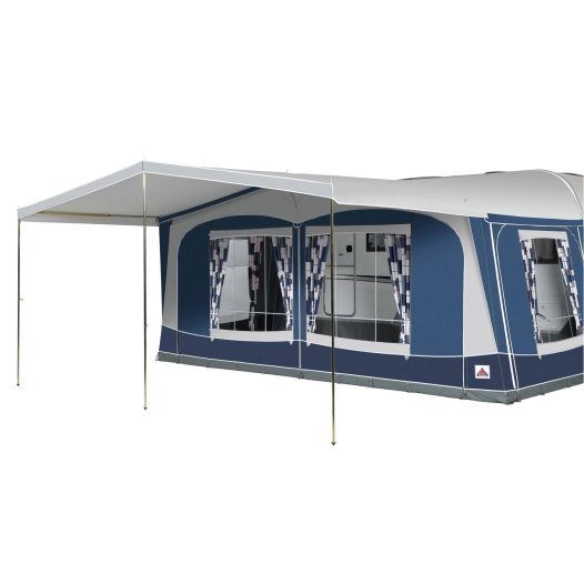 armature pour avancées locarno et pagode aluminium taille 10 à 19 - dorema