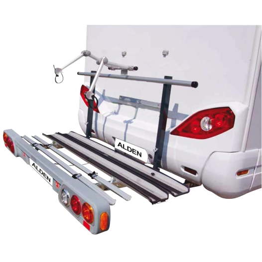 kit extension vélos pour porte-vélos & porte-motos kit extension 1 vélo pour porte moto silver - alden