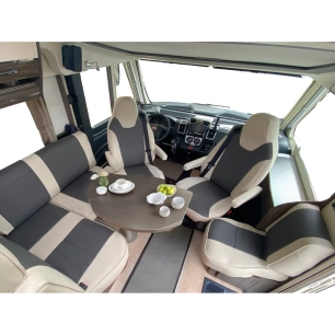 housses sur-mesure camping-car leather touch 1 banquette - bancarel
