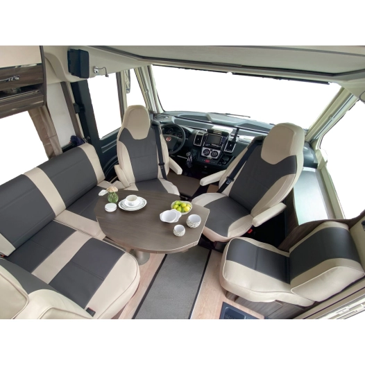 housses sur-mesure camping-car leather touch 2 banquettes - bancarel