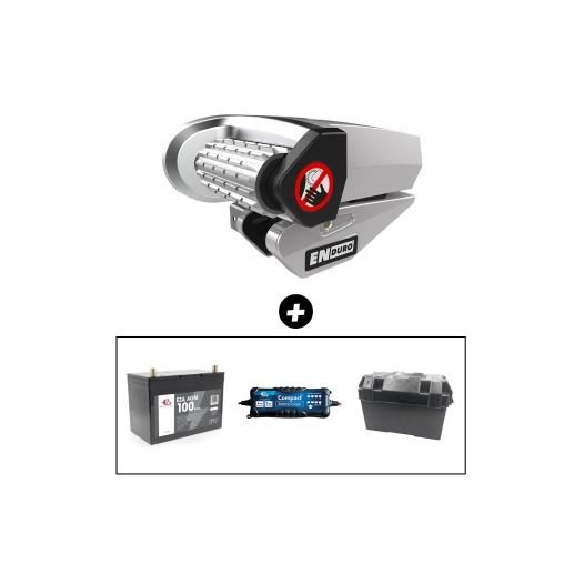 pack déplace-caravane + batterie agm pack deplace-caravane automatique em515a avec batterie agm - enduro