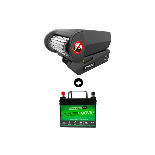 pack déplace-caravane + batterie lithium - déplace-caravane em313 - enduro