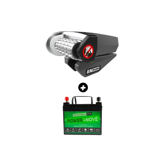 pack déplace-caravane + batterie lithium - déplace-caravane em315 - enduro