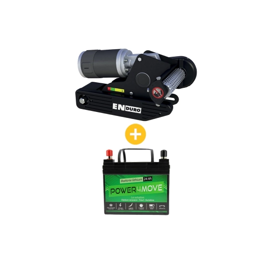 pack déplace-caravane + batterie lithium - déplace-caravane em203 - enduro