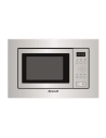 17 L 700 W-Electronique-Minuterie 60 min-Cavité inox-Niche H 38 cm-Avec kit encast.-Inox - BRANDT