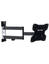 Support mural 2 bras inclinable, orientable avec double déport - 19''-43'' - 30 KG - Vesa 200 x 200 - MEDIAFIX
