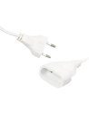 RALLONGE ÉLECTRIQUE (2 P) M/F - 2 x 0.75mm² - 6A - blanche - 5m - ERARD