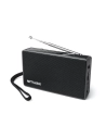 FM/MW - Analogique - Piles/Secteur - Prise casque - Dragonne - Noir - MUSE