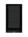 Domino INDUCTION -1 zone Flex 40x20 cm 3,7 kW - Timer - TouchSlider - Profils inox - Noir - SIEMENS