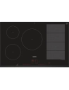 INDUCTION-5 foyers dt 1 Flex 40x21cm 3,7kW-PowerMove+ -FryingSensor-Dual lightSlider-L80cm-Noir - SIEMENS