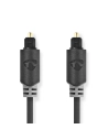 Câble audio optique TosLink Male TosLink Male 5.0 m Rond PVC Anthracite Boîte - NEDIS