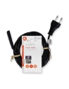 Câble d'alimentation 3.00 m IEC-320-C7 Droit Droit Plaqué nickel Plat PVC Noir - NEDIS