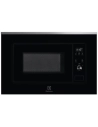 20 L 700 W -Cdes mécaniques - Décongel auto - Cavité inox-Niche H 38 cm-Tout int.-Noir et inox - ELECTROLUX