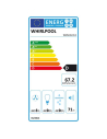 270 m3-3 vitesses-Filtres métal + charbon-Eclairage LED-Visière extra fine-L60cm-Inox - WHIRLPOOL
