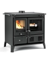 nordica cuisinière à bois gardenia5.0aciernoiranthracite - nordica