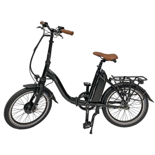 vélo à assistance électrique pliant folky noir 16ah - vepli