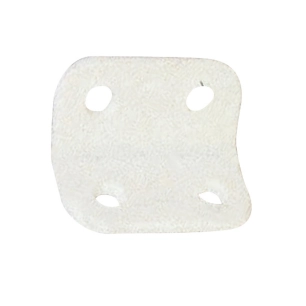 charnière plate nylon sans axe 40 x 40 mm blanche