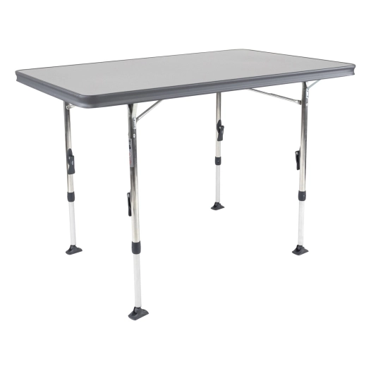 table rectangulaire grise al-247 en aluminium 110 x 70 cm - crespo