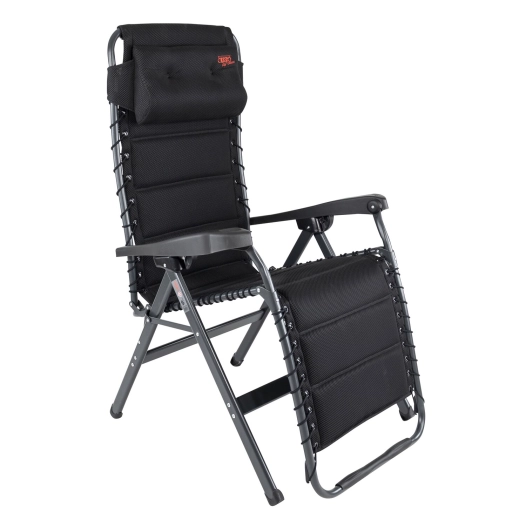 relax air deluxe gris avec repose-tête noir ap-232-ad - crespo
