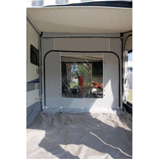 paroi de séparation pour auvent profondeur 250 cm - isabella