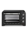 Four Optimo mécanique 19 L-1380 W-Gril 740 W-6 modes dont Chaleur tournante-Noir Silver - MOULINEX