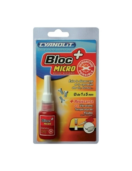 Colle bloc micro flacon 10 ml