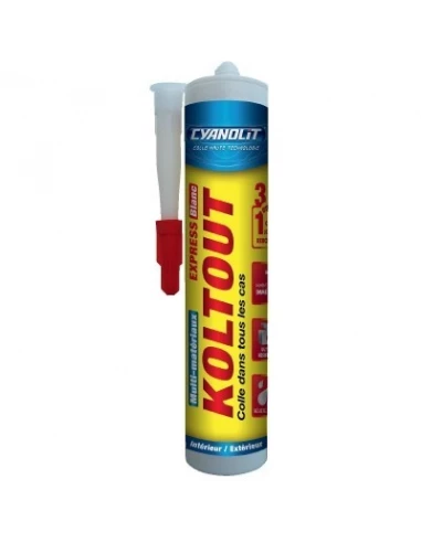 Colle cyanolit koltout blanc cartouche 290 ml