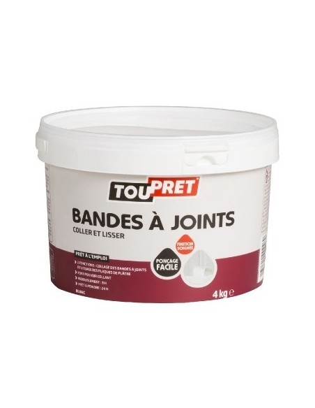 Enduit pate pour joint plaque de platre bg pot 4 kg