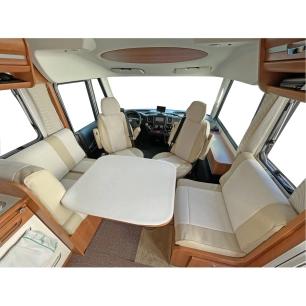 housses sur-mesure camping-car mixte avant 2 places + 1 banquette - bancarel