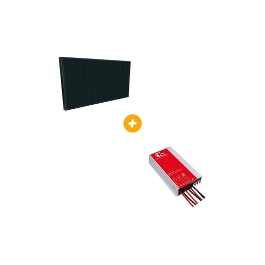 pack panneau solaire ibc + régulateur mppt bluetooth panneau 130w régulateur 15a - eza