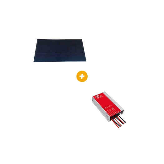 pack panneau solaire ibc + régulateur mppt bluetooth panneau 155w régulateur 15a - eza