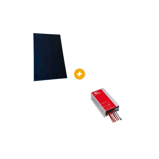 pack panneau solaire ibc + régulateur mppt bluetooth panneau 200w régulateur 20a - eza