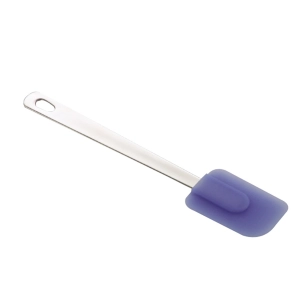 spatule en silicone avec manche en inox, 30 cm