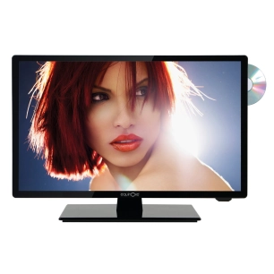 téléviseur led hd ultra compact 24,5 (60 cm) + dvd - equinoxe