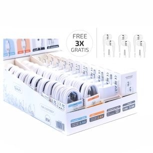 support d'affichage bsk casques, câbles et chargeurs