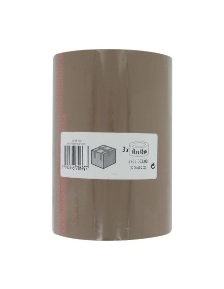 Adhésif emballage 66 x 48 3 rouleaux
