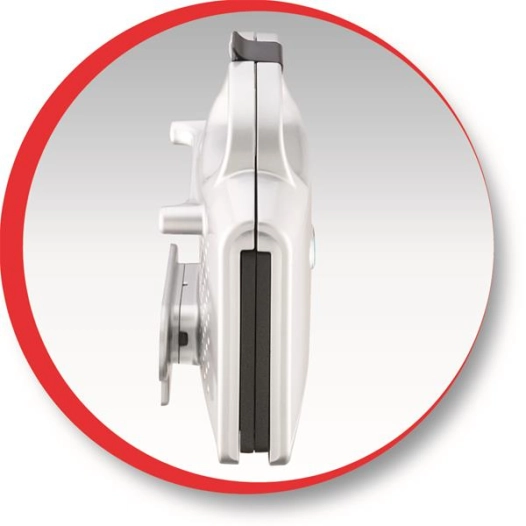 Grill panini-700 W-Plaques anti-adhésives- Rangement vertical - Silver - MOULINEX