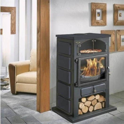 12KW- Rdt:77,9% - B.60cm-CHAMONIX-TH-Peint anthracite - GODIN