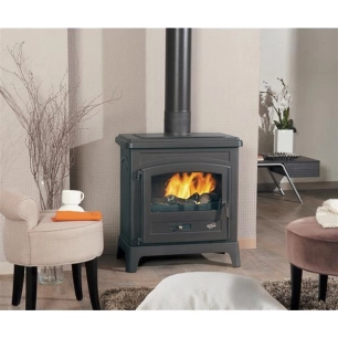 10 KW-Rdt:79,4%-CO:0,7%-B.50 cm-LE FONTEVAL-Vision panoramique-Tout fonte - GODIN