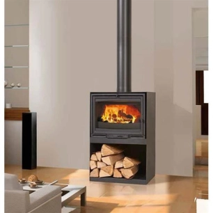 7,8 KW- Rdt:76,5% - B.50 cm-CLAIRVOY - Peint anthracite - GODIN