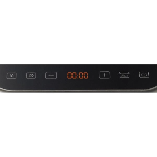 Table induction posable-2000 W-1 foyer-Minuterie 180 min-10 puissances -Touches sensitives-Noir - BRANDT