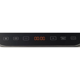 Table induction posable-2000 W-1 foyer-Minuterie 180 min-10 puissances -Touches sensitives-Noir - BRANDT