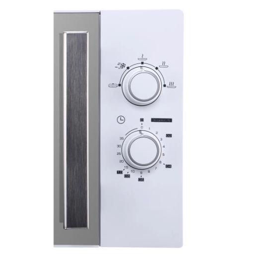 26 L 900 W-Mécanique-Minuterie-5 allures-Cavité Enamélite-Porte miroir-Blanc - BRANDT