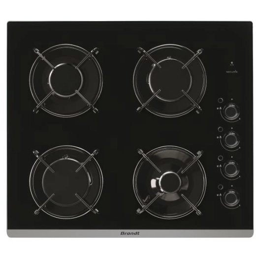 brandt table de cuisson gaz bpg6413b - brandt
