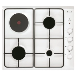 brandt table de cuisson mixte bpe6411wm - brandt