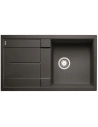 BLANCOMETRA 5 S-1 cuve + égouttoir-860 x 500-Silgranit anthracite - BLANCO