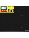 INDUCTION-3 zones dont 1x Ø 28 cm 3,7 kW-Timers-Cook/Home Connect-Cdes DirectSelect-Avant biseauté-Noir - BOSCH